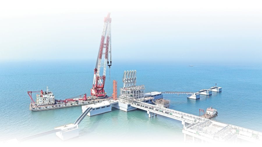 探访我国在建规划规模最大的液化天然气接收站项目