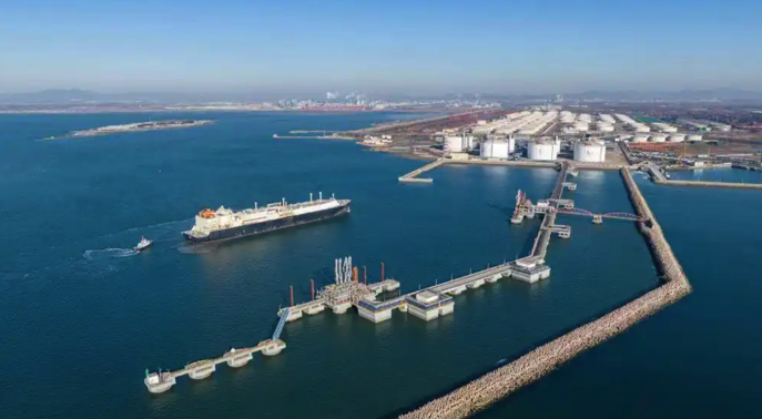 双泊位联动！青岛港董家口港区LNG码头2号泊位正式通过对外启用验收